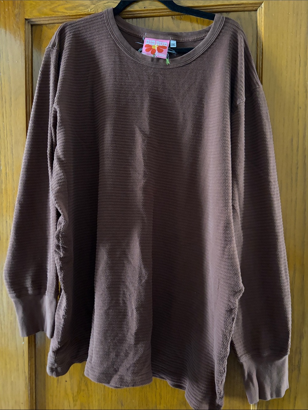 NWOT Big Bud Press Brown Honeycomb Thermal